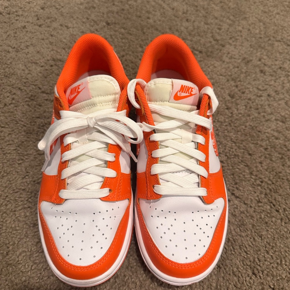 Women’s Nike Orange Paisley Dunks